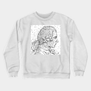 MARQUIS DE SADE ink portrait Crewneck Sweatshirt